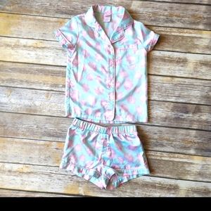 More Than Magic Cozy Pajama Set in Pink and Blue